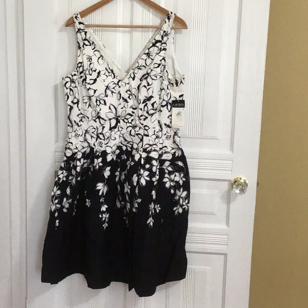 Ralph Lauren Black & White dress size 12